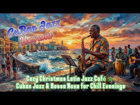 Cozy Christmas Latin Jazz Café 🎄 Cuban Jazz & Bossa Nova for Chill Evenings