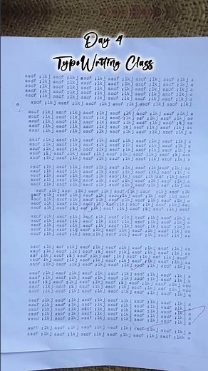 Day 4 Typewriting Class| Week 2 | Basic TypeWriting Class | Basic Keys | Fingering