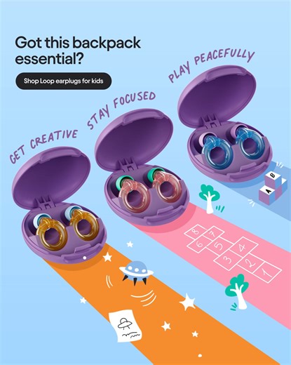 This could be the game-changer in your child’s daily school and play routine ☀️ Loop Engage Kids earplugs are a back-to-school essential... ‍ Made for focusing and filtering distractions  With 16 dB (SNR) of noise reduction 練 And a comfy, adjustable fit for little ears Want to help them learn, play and grow? Shop now with 100-day hassle-free returns 朗 | Loop | Facebook