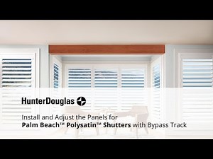 Install Palm Beach Shutters with the Bypass Track System (Video 6 of 8)