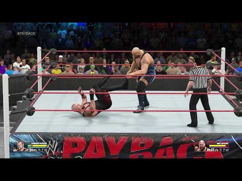 WWE 2K15 - Undertaker vs Big Show | PC HD [1080P 60FPS]