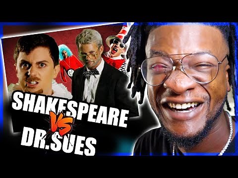 Dr Seuss VS Shakespeare. Epic Rap Battles of History (REACTION)