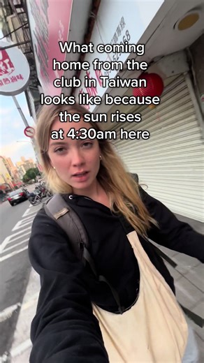 Homecoming from the Club in Taipei at Dawn