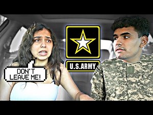 Joining the Army PRANK on Girlfriend! *She Cried*