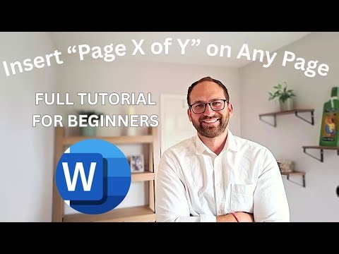 How to Insert Page 1 out of total Page X of Y in Microsoft Word