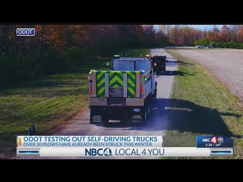 ODOT testing self-driving trucks after winter crashes