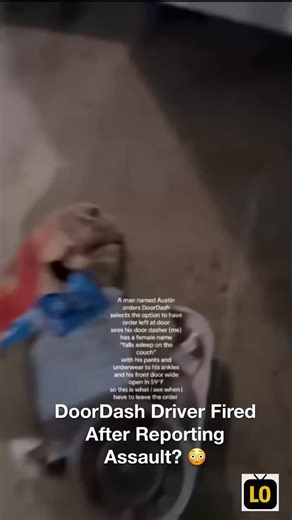 A DoorDash delivery driver has gone viral after claiming she was fired by the company shortly after reporting a disturbing encounter on a delivery. According to her viral video, she says the customer allegedly named Austin “fell asleep with his pants down and the door wide open.” She says she immediately reported the situation as sexual assault, but instead of support, she was allegedly deactivated by DoorDash. The clip has racked up over 12M views, with people online divided some demanding acco