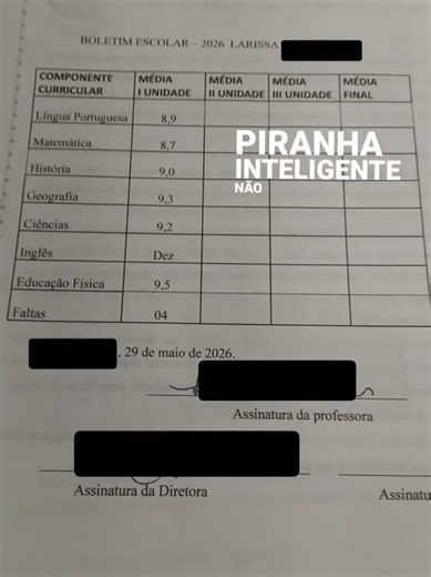 Estudar é bom e se formar também,piranha inteligente não quer guerra com ninguém #study #notas #studytok #fyp #fyyyyyyyyyyyyyyyy