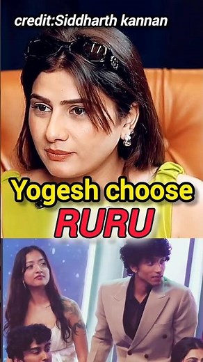 Yogesh Choose Ruru🙄✅#splitsvilla16 #realityshow