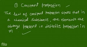 1. (i) State the law of constant proportion.... | Filo