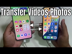 Transfer video from android to iPhone using cable (Videos, File, Photos)
