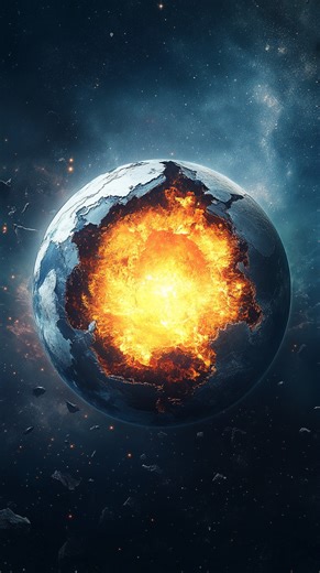 54K views · 764 reactions | Earth's inner core is less solid than previously thought, according to a recent study. | Hashem Al-Ghaili | Facebook