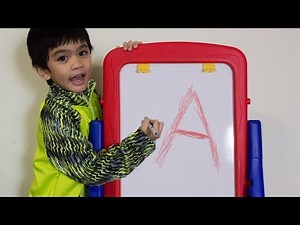ABC phonics writing with color markers