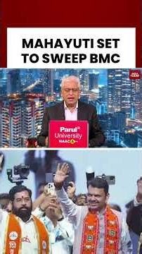 #bmc #ExitPolls 2026: BJP-Led Mahayuti Set for Clear Majority in #mumbai