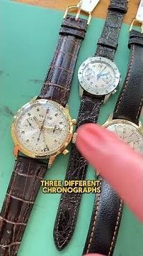 3 Valjoux Chronographs, One Common Thread #shorts