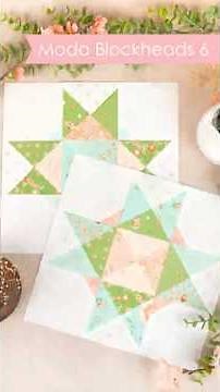 Block 9 for Moda Blockheads 6 BOM!