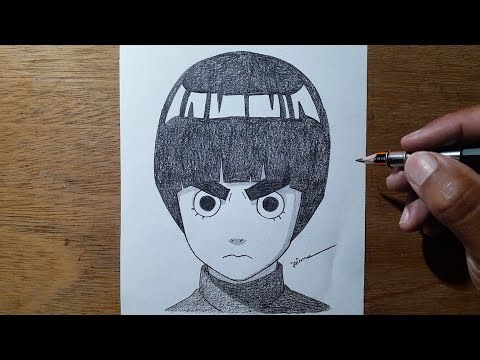 Easy Rock Lee Drawing || Step by step Rock lee || How to draw Rock lee 