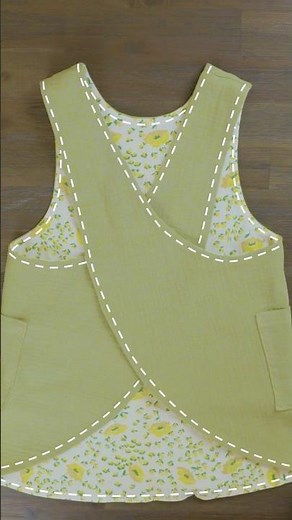 Kids Apron 01 – Tutorial Part 5 🧷Topstitching