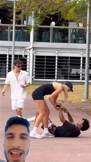 Man Falls On Purpose But Only Wants Girl’s Help 😂 | Funny Social Prank