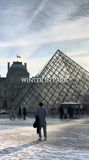PARIS SNOW WALK TRAVEL VLOG