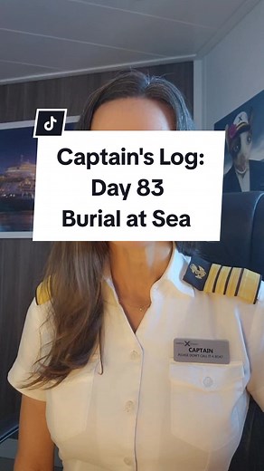 The Captain's Log: Day 83 Burials at sea & Neptune Society While everyone has the right to an opinion, considering that the world is made up of so many different cultures, traditions, & beliefs that are to be respected, this post is for information sake. It is not a debate about personal beliefs or what anyone else should do with their last wishes & resting place. 💙 #gobeyond #thecaptainslog #celebritybeyond #cruise #ship #captain #burialatsea