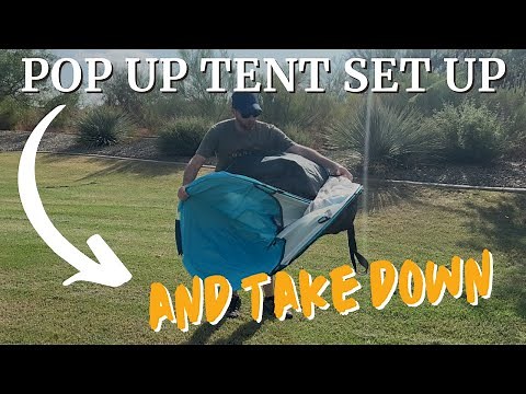 How to Set Up AND Take Down a Pop Up Tent