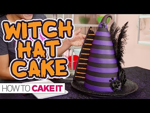 Chocolate Ganache WITCH HAT CAKE!! | How To Cake It