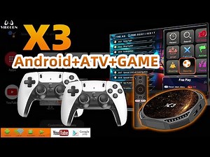 8K ULTRA HD TV GAMEBOX WITH ANDROID13 SYSTEM UNBOXING