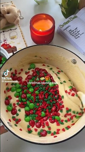 Would you try Christmas blondie bars?🎄🎅🏻 | WEEKLY SHORT #107 {#shorts #christmas #xmas}​⁠