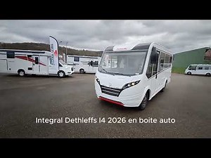 Presentation du camping car integral Compact Dethleffs I4 neuf 2026 en boite auto