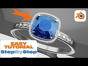 HOW TO CREATE A RING WITH BLENDER 4.3.2 - TUTORIAL 💍