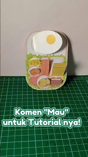DIY Bento Paper Craft 🍱 l Easy Paper Craft Ideas😍#shorts