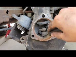 How To Replace Front Wheel Bearing on GMC Sierra (2WD ONLY)