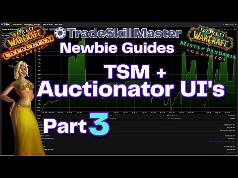 TradeSkillMaster & Auctionator UI Overview | Beginner Guide Classic & Retail WoW Part 3