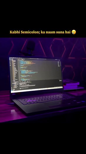 It hurts more 🥲 Programmers don’t cry, they just forget semicolons. 😭; Follow @zainab.tsx for more such content #coding #relatablereels #codinglife #programmerproblems #programminghumor #codinghumor #codingreels #codewithme #developerlife #beginnercoder #csstudents #fyp #reelstrend #instagrowth #instacode