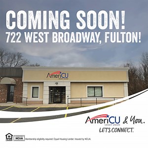 86 reactions · 16 shares | AmeriCU’s Fulton location is set to open Monday, April 21! | AmeriCU Credit Union | Facebook