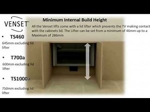 Venset TV Lifts Motorised TV Lifting Mechanism UK