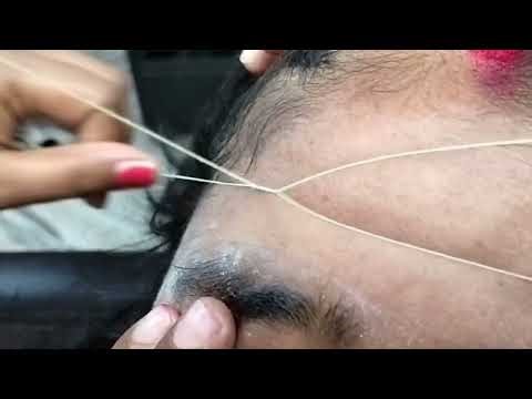 Forehead kaise kare |forehead threading kya hai | माथे के अनचाहे बाल कैसे हटाये