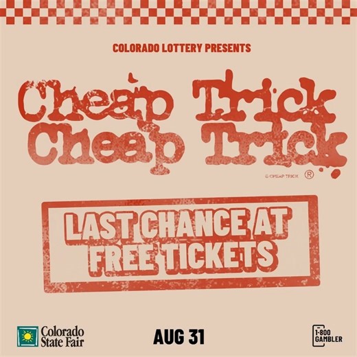 1.5K views | Last chance! Free tickets are going awayyyyy! Buy $30 or more on one ticket of Powerball, Mega Millions, Lucky For Life, or Colorado Lotto+, and you’ll get a concert ticket voucher, on us. | Colorado Lottery | Facebook