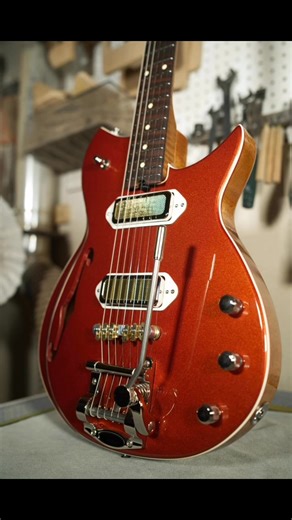 This Kalos in burnt orange metallic just gets me. A ripper and a looker all in one | Walsh Guitars