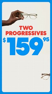 Two pairs of progressives and an eye exam for $159.95? Better vision and better value go hand in hand. 💙 #EveryEyeDeservesBetter | America's Best Eyecare Eyewear