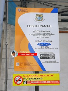 Parking in Penang using Penang Smart Parking App