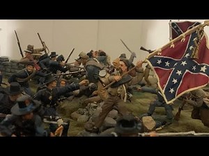 size comparison of 1/30 scale miniatures. W.britain, King & Country, John Jenkins, First legion