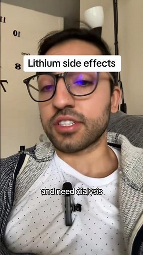 The REAL Side Effects of Lithium #psychiatry #mentalhealth