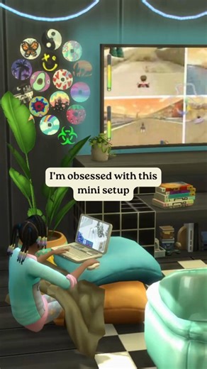 Custom kids desk using a sized-down kotatsu + cushions 🧸✏️