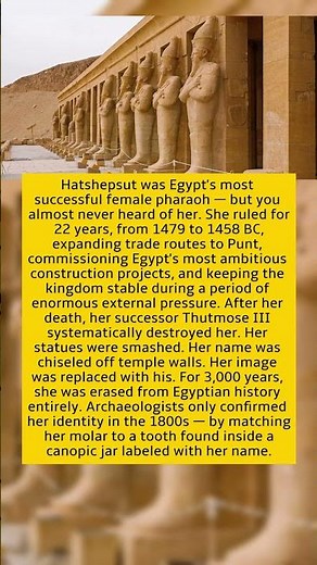 The Woman Who Ruled Ancient Egypt and Erased Herself From History