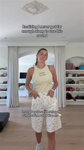 Omw to show my girly mommy’s first real pants day and practice her bottle x
