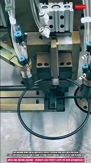 Metal Ring Welding Machine – Produces 1800 Perfect Loops per Hour Automatically