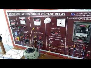 Study and testing of under voltage relay