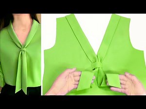 ✅ Best Way To Sewing Beautiful Collar V neck in Just 10 Minutes | Sewing Tutorial for Beginners